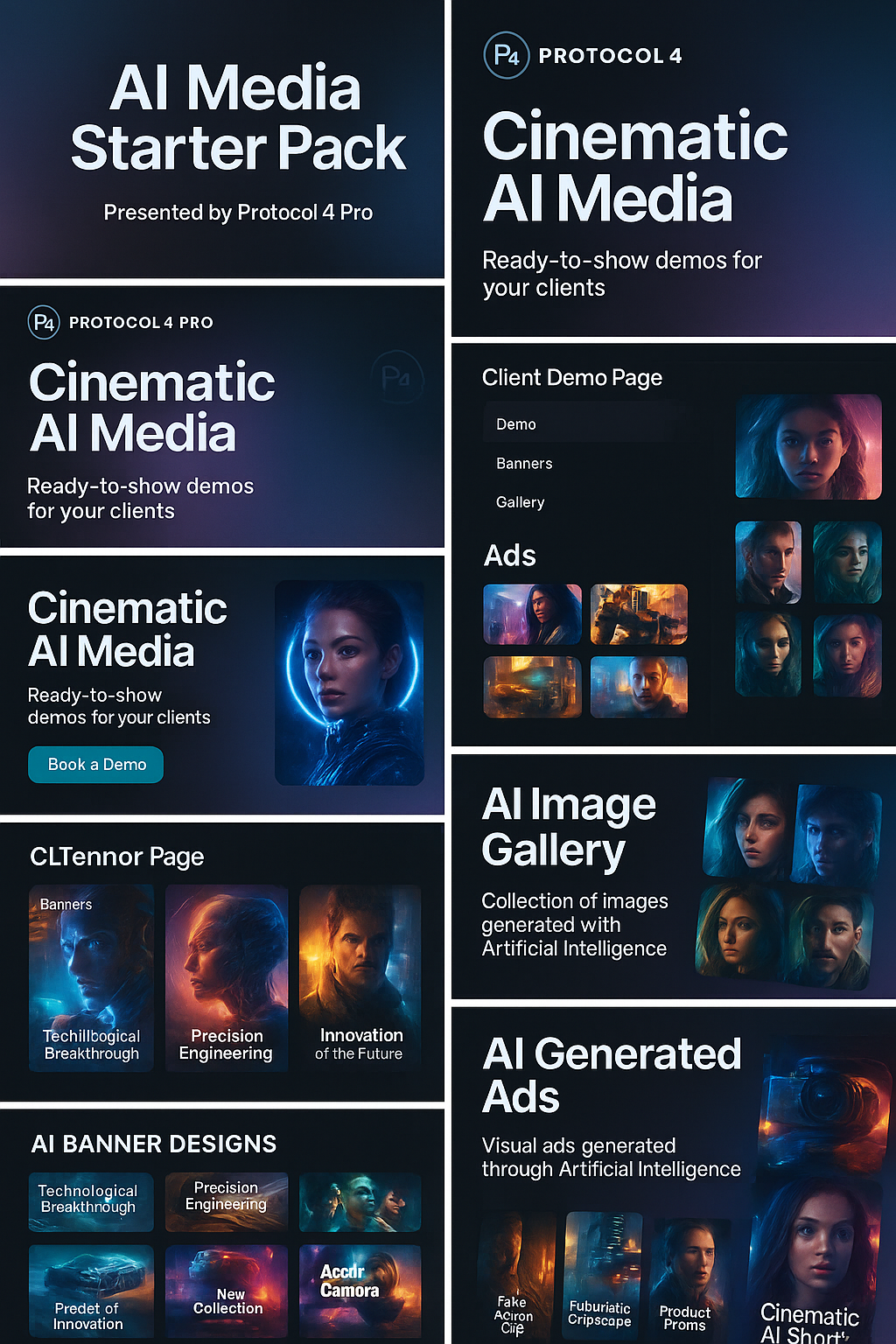 10-image AI starter pack preview